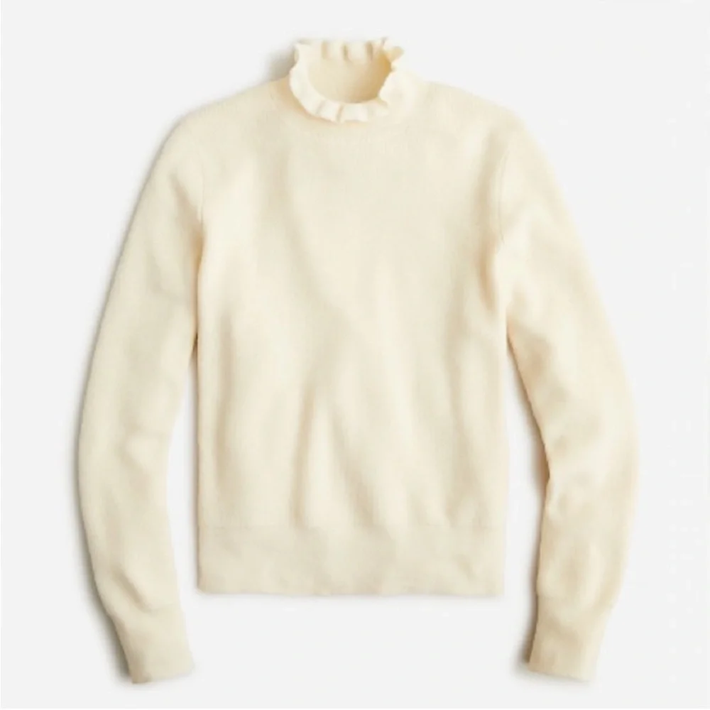 J. Crew Cream Crew Neck Sweater